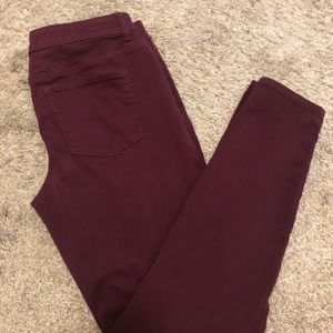 Maurices Plum Purple Jeggings
